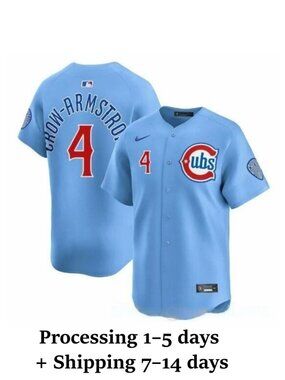Mens Youths Select Pete Crow-Armstrong Jersey Blue Stitched